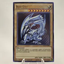 YuGiOh! Blue-Eyes White Dragon | CT13-EN008 | Ultra Rare | Limited Edition | NM - Image 2