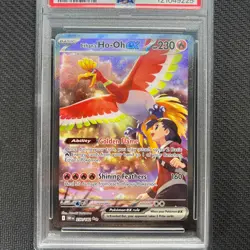 Ethan's Ho-Oh EX 230/182 Pokemon Card PSA 10 English 2025 Destined Rivals TCG - Image 4
