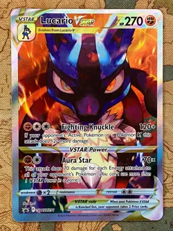Pokemon Card TCG - Lucario VSTAR SWSH291 Sword & Shield Black Star Promo NM - Image 2