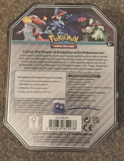Pokemon TCG Paldea Partners Skeledirge Ex Tin Brand New And Factory Sealed - Image 2