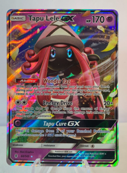 Tapu Lele GX - Ultra Rare SM - Guardians Rising - 60/145 Pokemon Card TCG - Image 1