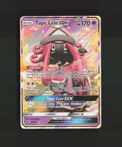 Tapu Lele GX 60/145 SM Guardians Rising Ultra Rare Holo Pokemon Card LP - Image 1