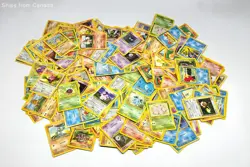 Small Lot of Vintage Wizards of the Coast Pokemon TCG Trading Cards - Image 1
