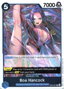 Boa Hancock EB04-027 Rare Foil Card - One Piece TCG - Image 1