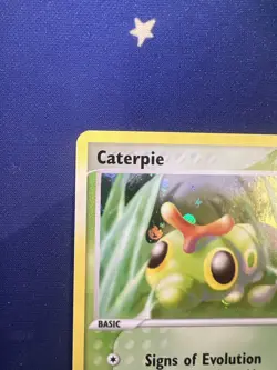 Caterpie 56/112 FireRed & LeafGreen Reverse Holo NM Vintage Pokemon Card - Image 2