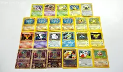 Lot of 23 Vintage Wizards of the Coast Holographic Pokemon TCG Trading Cards - Image 1