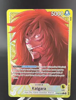 One Piece Card Game Kalgara Alt Art Leader OP08-098 - Two Legends - Image 1