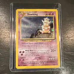 Pokemon Slowking Neo Genesis Holo Rare Card 14/111 80 HP Unlimited 2000 TCG - Image 1