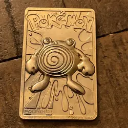 1999 burger king pokemon gold cards poliwhirl - Image 1