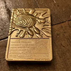 1999 burger king pokemon gold cards poliwhirl - Image 3