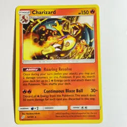 Charizard 14/181 Rare Regular Card SM - Team Up Pokemon TCG LP - Image 1