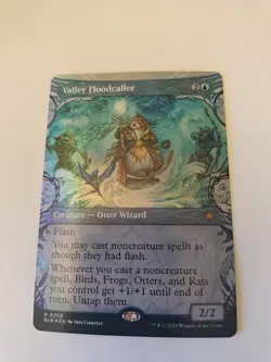 Valley Floodcaller (Showcase) Bloomburrow Foil MTG Card in NM Condition - Image 1