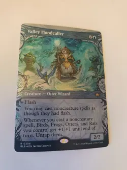 Valley Floodcaller (Showcase) Bloomburrow Foil MTG Card in NM Condition - Image 2