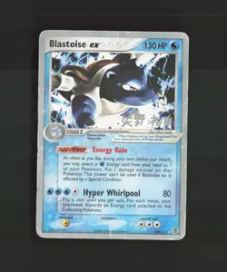 Blastoise ex 104/112 2006 World Championships Ultra Rare Pokemon Card DMG - Image 1