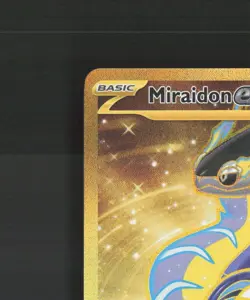 Miraidon ex 253/198 Scarlet & Violet Gold Secret Rare Holo Pokemon Card NM - Image 3