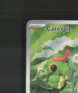 Caterpie 172/165 Scarlet & Violet 151 Full Art Ultra Rare Holo Pokemon Card NM - Image 3