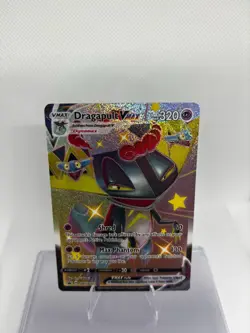 Pokemon TCG Dragapult VMAX SWSH097 Shiny Full Art Promo Card Near Mint Condition - Image 1
