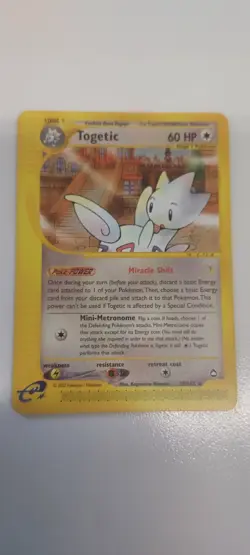 Togetic 39/147 Pokemon Non Holo Rare Aquapolis (NM) e reader Pokemon card - Image 1