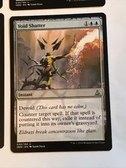 Void Shatter X4 Oath Of The Gatewatch NM Condition See Pics Front Back - Image 2