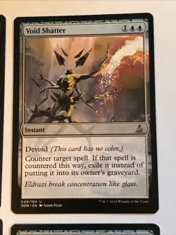Void Shatter X4 Oath Of The Gatewatch NM Condition See Pics Front Back - Image 4