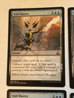 Void Shatter X4 Oath Of The Gatewatch NM Condition See Pics Front Back - Image 5