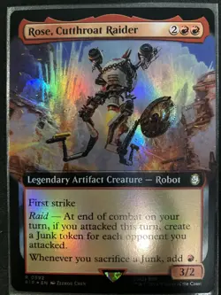 Rose, Cutthroat Raider - MTG: Fallout Extended Foil NM 0392 - Image 1