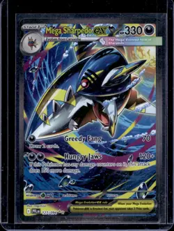 2025 Pokemon Mega Sharpedo ex Special Illustration Rare #127/094 - Image 1