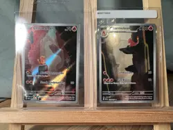 Pokemon TCG Charmander 168 and Charmeleon 169 Illustration Full Art 151 NM Set - Image 1