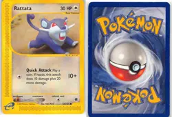 Rattata 128/165 Common Expedition Base Set Pokemon LP - Image 3