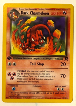 Pokemon TCG Team Rocket Dark Charmeleon 32/82 1st Edition - Image 1