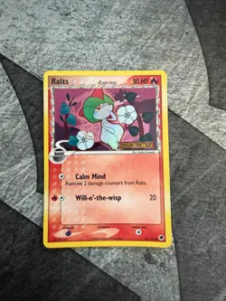 Ralts (Delta Species) 61/101 STAMPED Pokemon Dragon Frontiers Reverse Holo - LP - Image 1