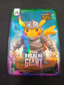 The Iron Giant (Pikachu) #165 - Galaxy Holo - Electric Pikachu Cosplay - Pokemon - Image 1