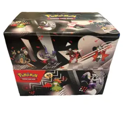 NEW SEALED POKEMON TCG BLACK BOLT WHITE FLARE UNOVA 8 MINI TIN SET WITH DISPLAY - Image 1