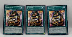 Yugioh! - 3x Jackpot 7 - PRIO-EN068 - 1st Edition NM - Playset - Image 1