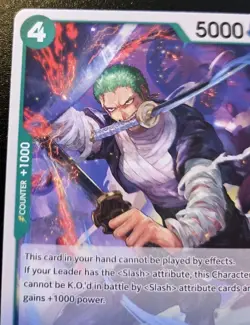 Roronoa Zoro OP12-036 Common Legacy Of The Master One Piece Card Game - Image 2