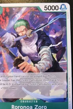 Roronoa Zoro OP12-036 Common Legacy Of The Master One Piece Card Game - Image 3