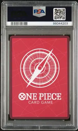 Trafalgar Law Alt Art Leader OP01-002 Errata One Piece ENG Romance Dawn PSA 10 - Image 2