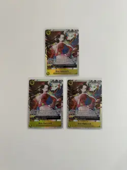 One Piece TCG Boa Hancock - OP14-112 Playset The Azure Sea's Seven Foil NM X3 - Image 1