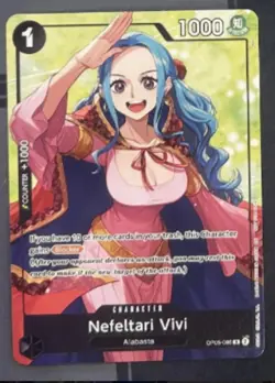 Nefeltari Vivi ONE PIECE TCG RARE ALT ART PROMO NM! - Image 1