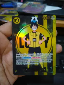 One Piece Luffy ST13-003 BVB Borussia Dortmund FREE SHIPPING Promo Near Mint NM - Image 2