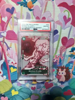 PSA 10 MONKEY D. LUFFY 061 2024 ONE PIECE PROMOS | UTA DECK BATTLE-WINNER - Image 1