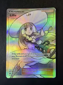 Pokemon TCG Lillie Full Art Trainer 147/149 Sun & Moon Base Set 2017 - Image 1