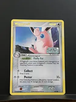 Wigglytuff Reverse Holo Rare 13/100 EX Crystal Guardians Pokemon Card TCG LP - Image 1