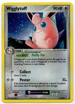 Wigglytuff 13/100 Pokemon TCG EX Crystal Guardians Holo Rare - Image 1