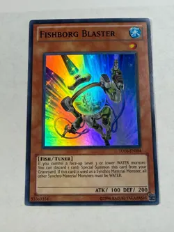 Yugioh Fishborg Blaster TU06-EN004 Super Rare Promo NM - Image 1