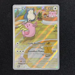 Chansey 187/167 Illustration Rare Sv06: Twilight Masquerade Pokemon TCG English - Image 1