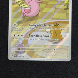 Chansey 187/167 Illustration Rare Sv06: Twilight Masquerade Pokemon TCG English - Image 4