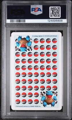1998 POKEMON STADIUM BLUE VERSION PLAYING CARDS KING OF CLUBS GENGAR PSA 9 - Image 2
