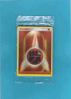 Pokemon - 2007 Sealed Pack of Foil League Promo Fighting Energy Cards - Image 1
