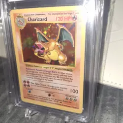 1995 Pokemon Charizard Shadowless Base Set Holo Unlimited Card 4/102 Cgc Grade - Image 4